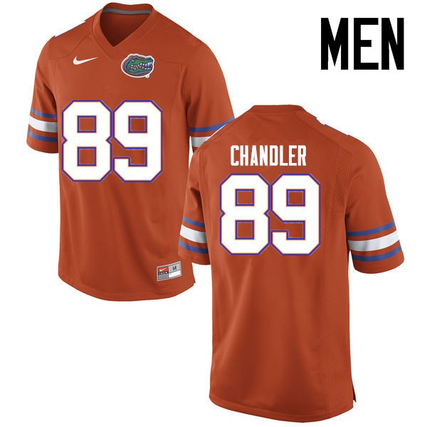 Florida Gators Men #89 Wes Chandler College Football Jersey Orange